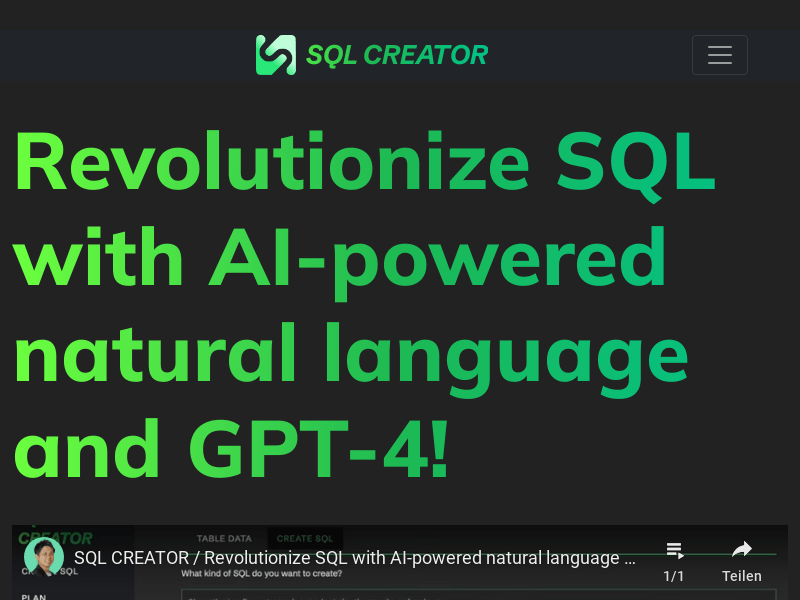 SQL CREATOR