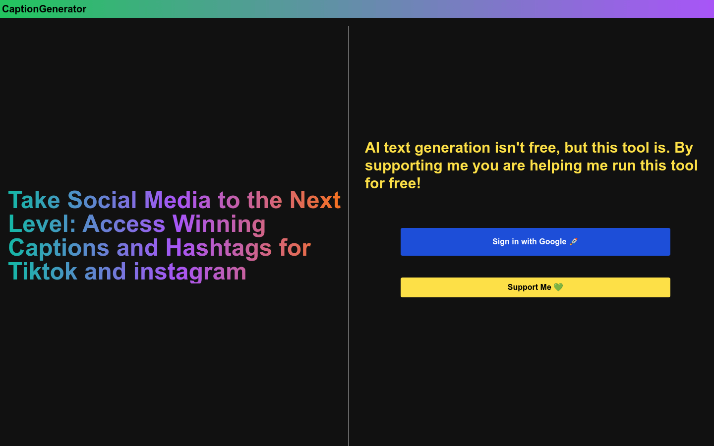 Captiongenerator