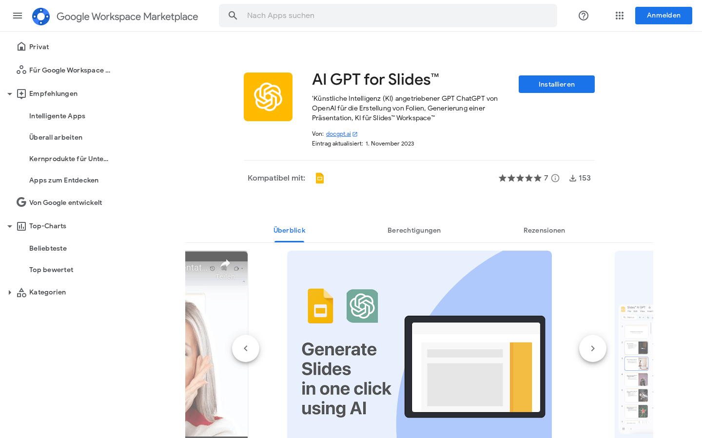 AI GPT For SlidesTM