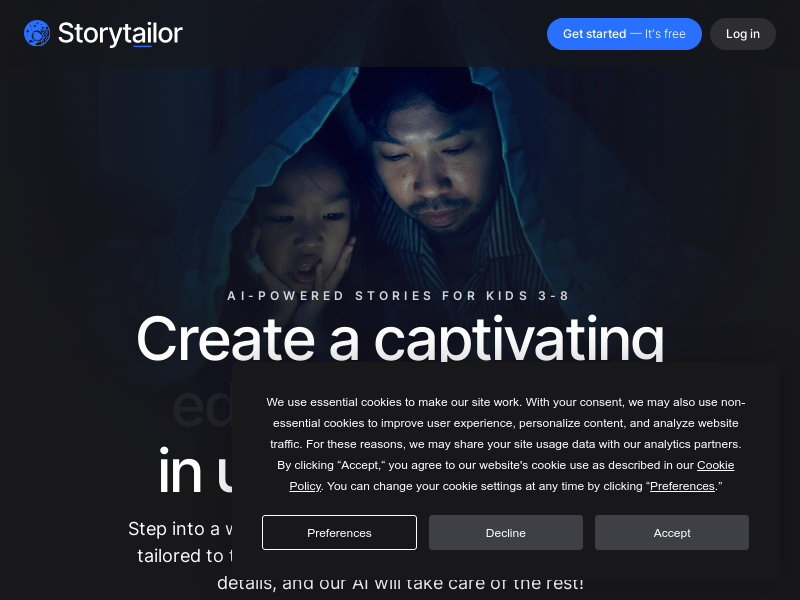 Pagemaster | Bedtime Story Generator