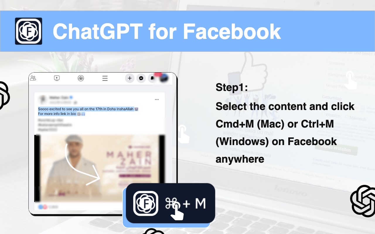 Smart AI Comments & Replies For Facebook With ChatGPT