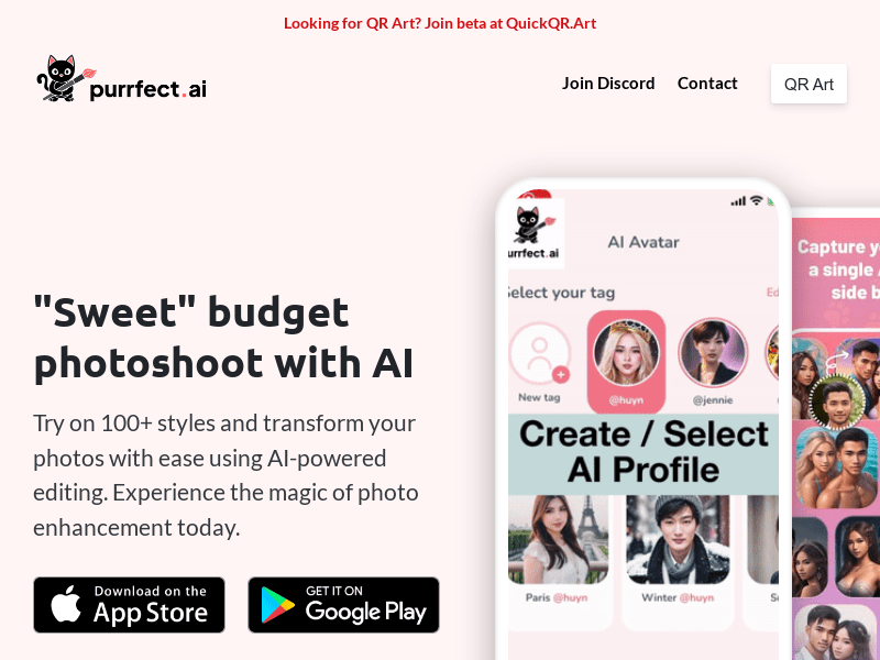 Purrfect AI   Photo Studio