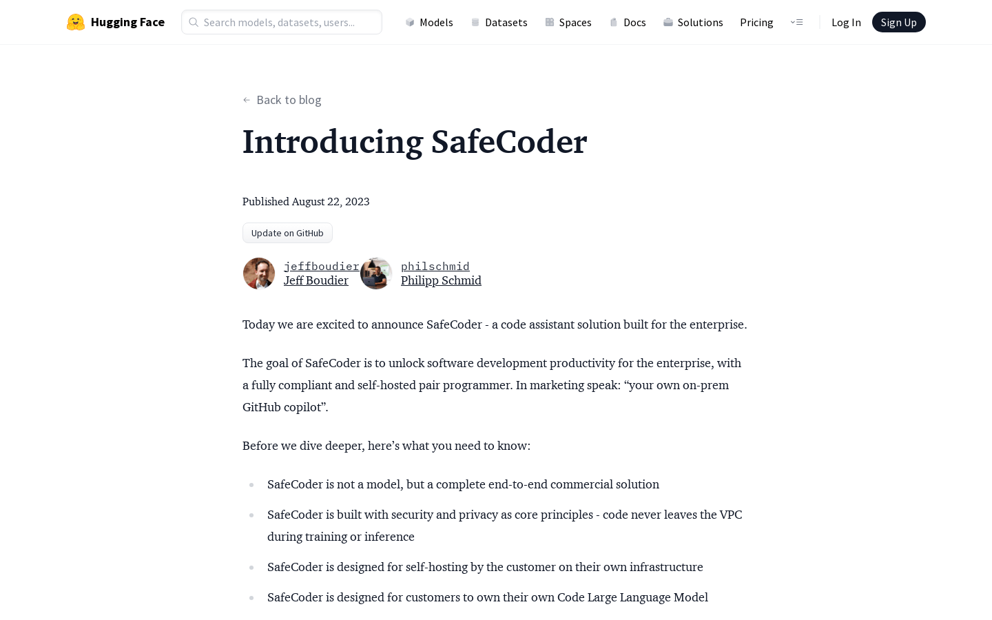 Safecoder