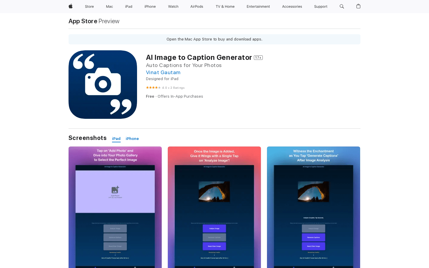 AI Image To Caption Generator