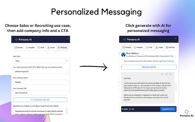 Persana AI   GPT For LinkedIn, Gmail, Hubspot