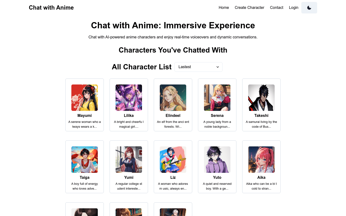 Chat With Anime