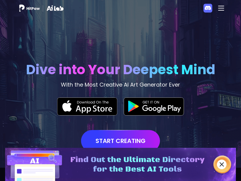 Hitpaw AI Art Generator