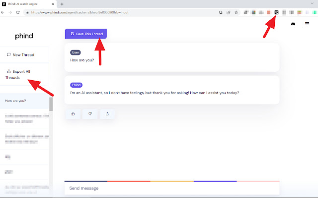 Save My Phind   AI Conversation Exporter