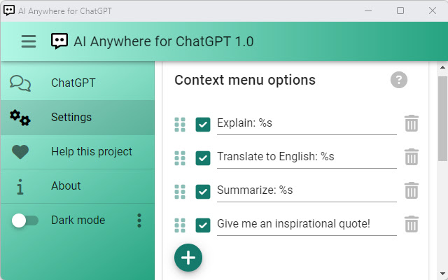 AI Anywhere For ChatGPT