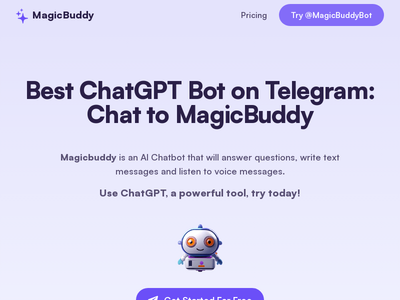 Magicbuddy   ChatGPT In Telegram