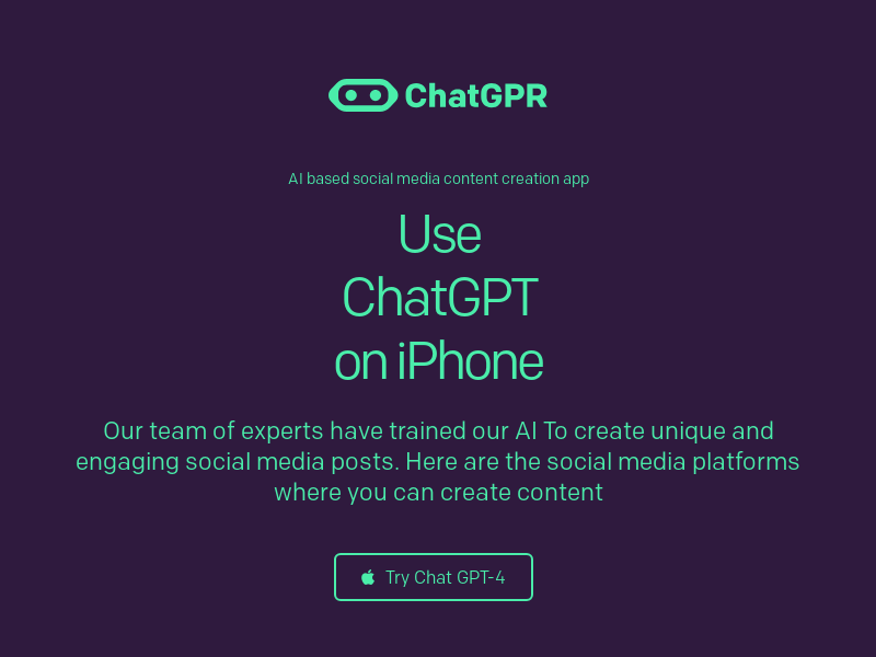 Chatgpr