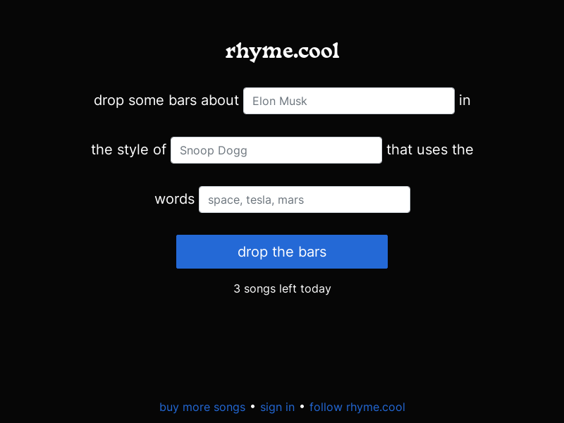 Rhyme.cool