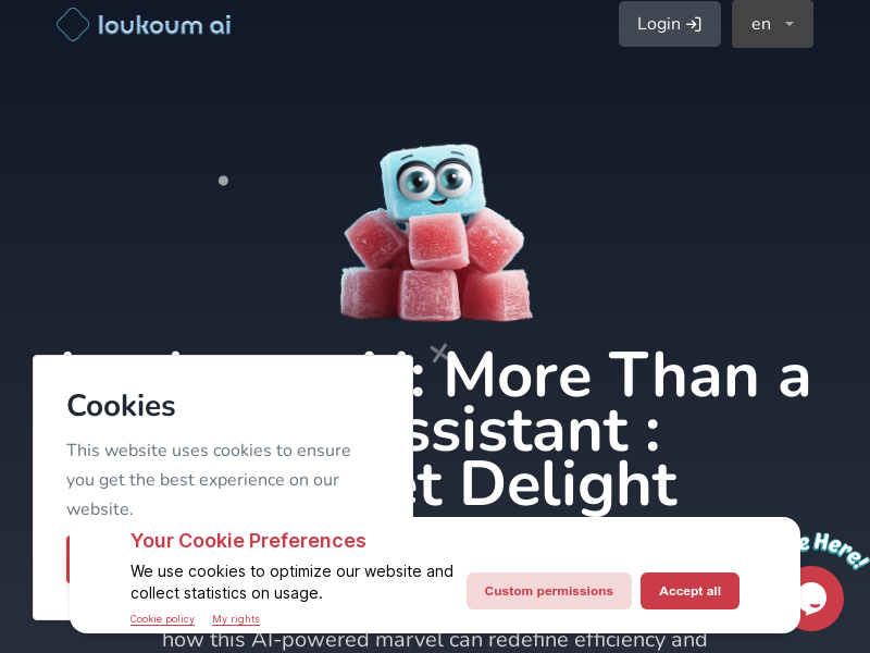Loukoum.ai : Sweet GPT Assistant