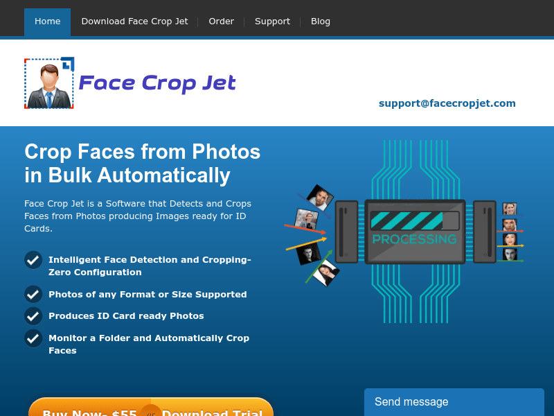 Face Crop Jet