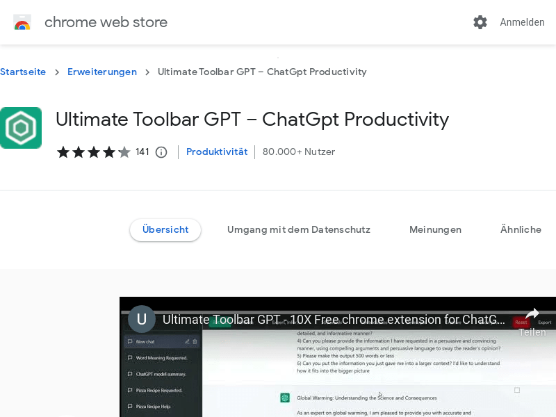 Ultimate Toolbar Gpt  For ChatGpt