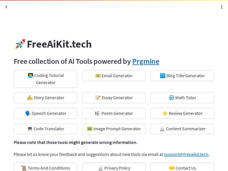 Freeaikit