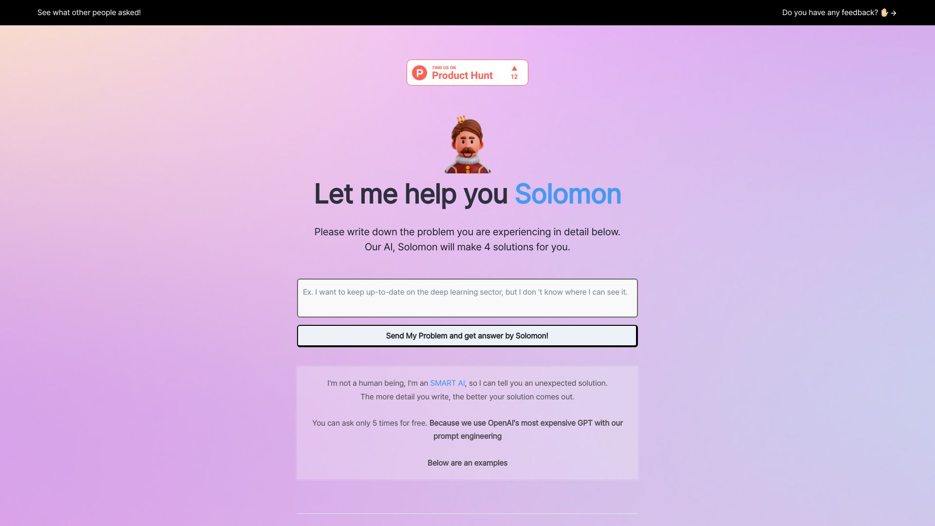 Solomongpt   Solution Recommender For U