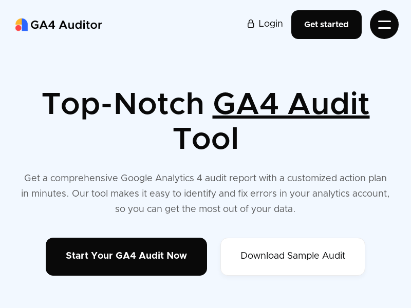 GA4 Auditor