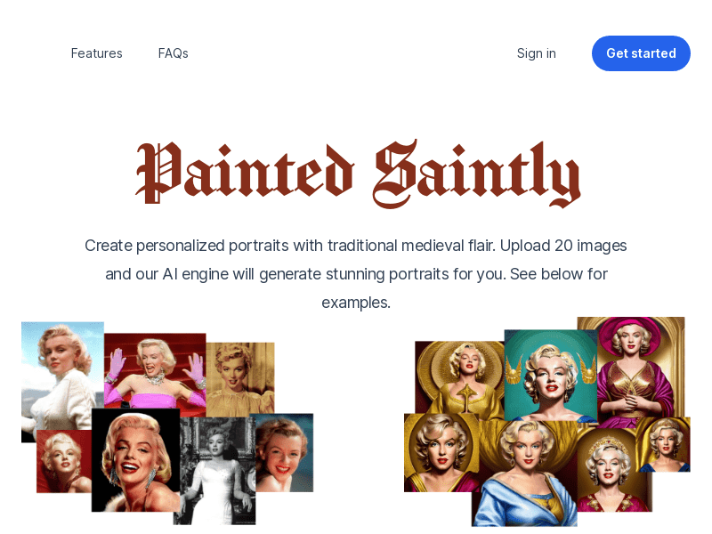 Painted Saintly
