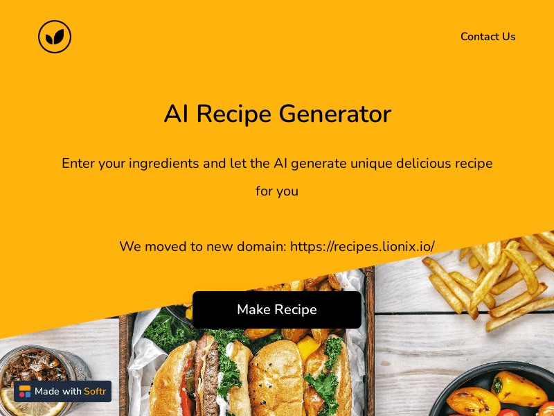 AI Recipe Generator