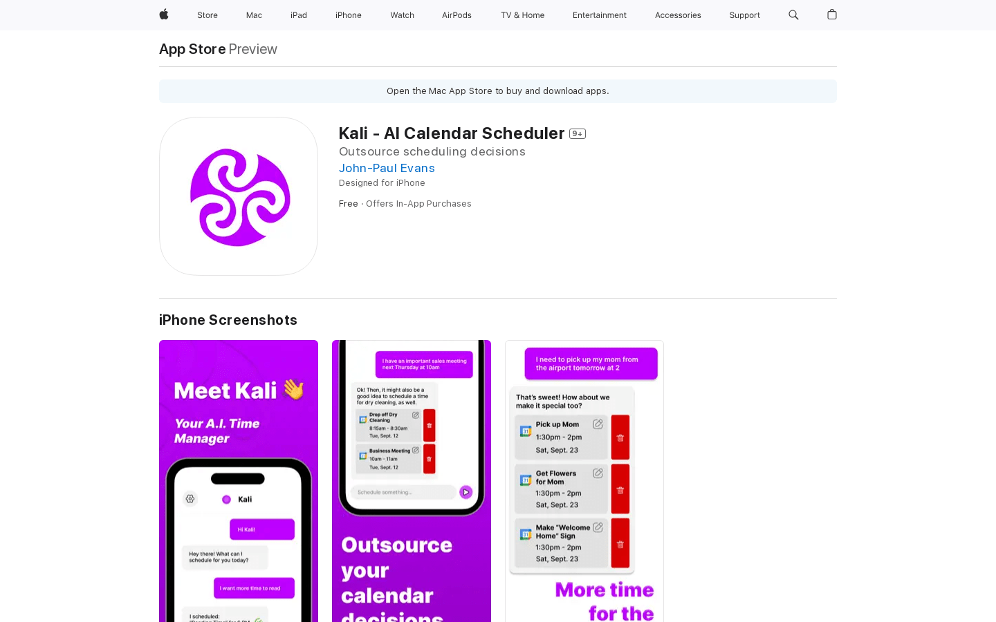 Kali   AI Calendar Scheduler