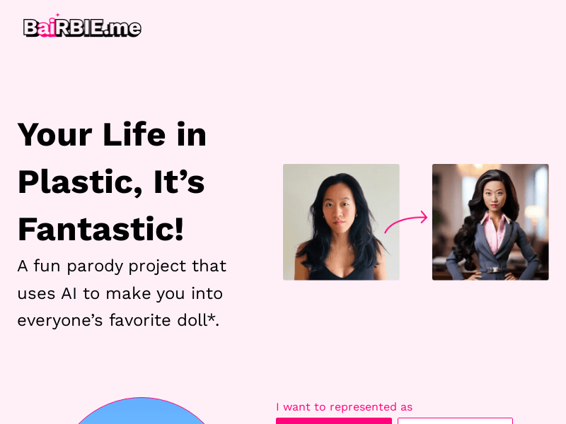 Turn Photo Into Barbie Doll