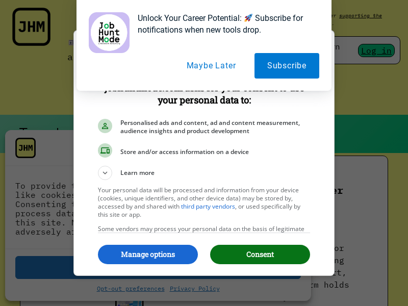 Job Hunt Mode