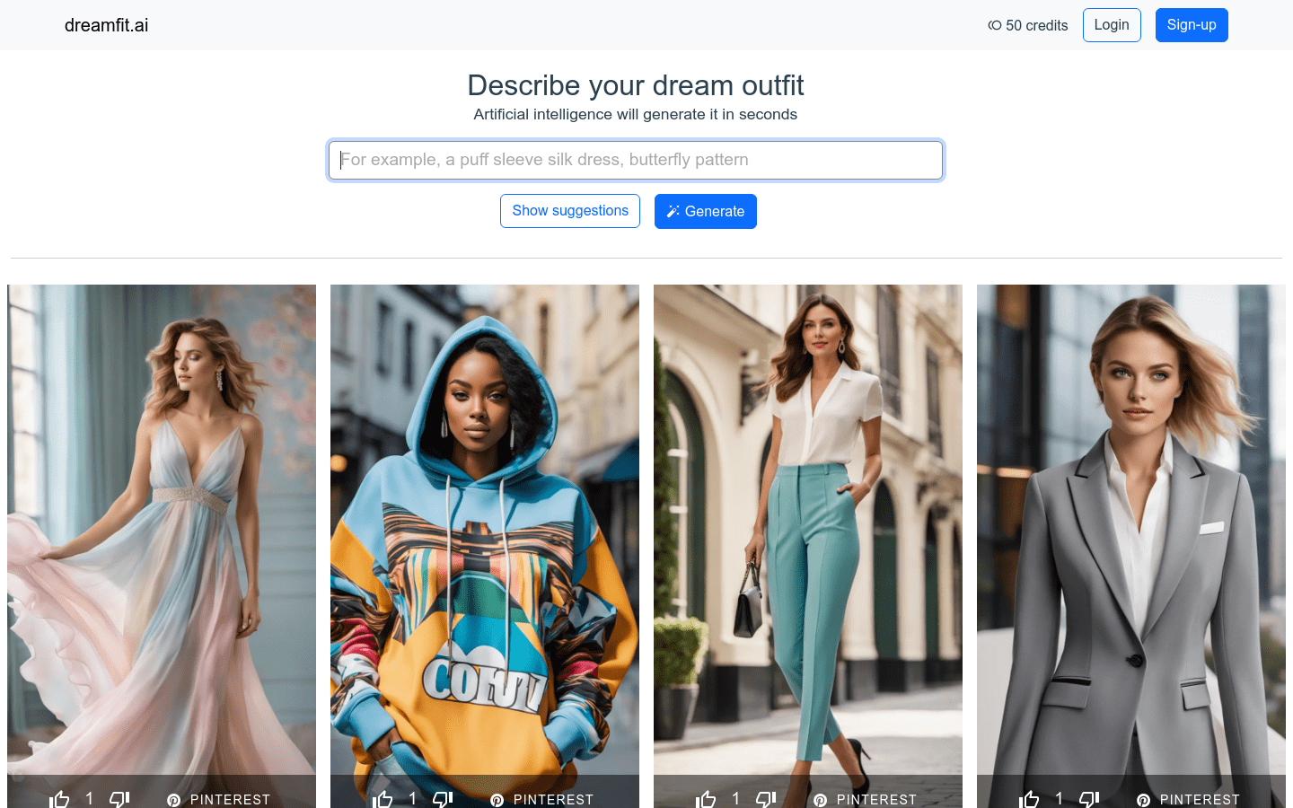 AI Generated Clothes