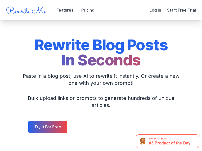 Rewriteme AI