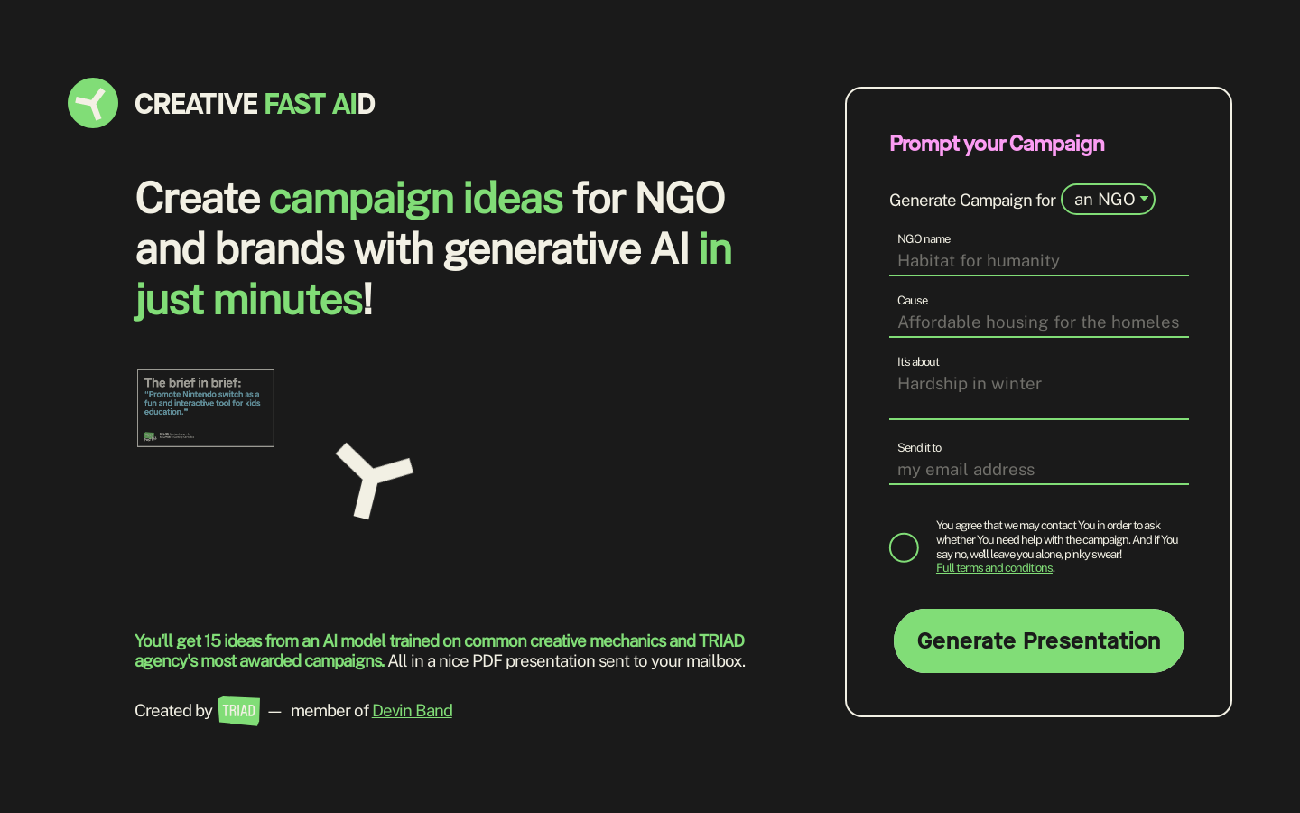 Creativefast AID