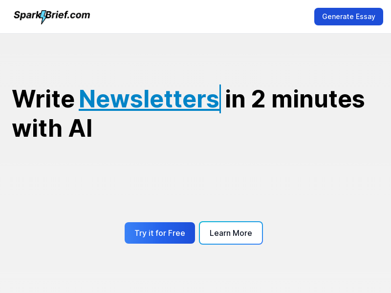 Sparkbrief