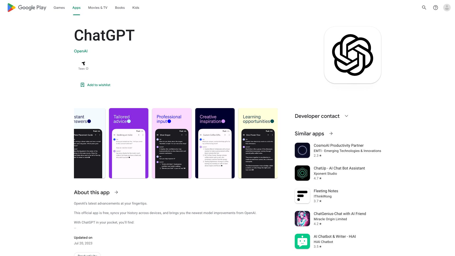Chatgpt For Android