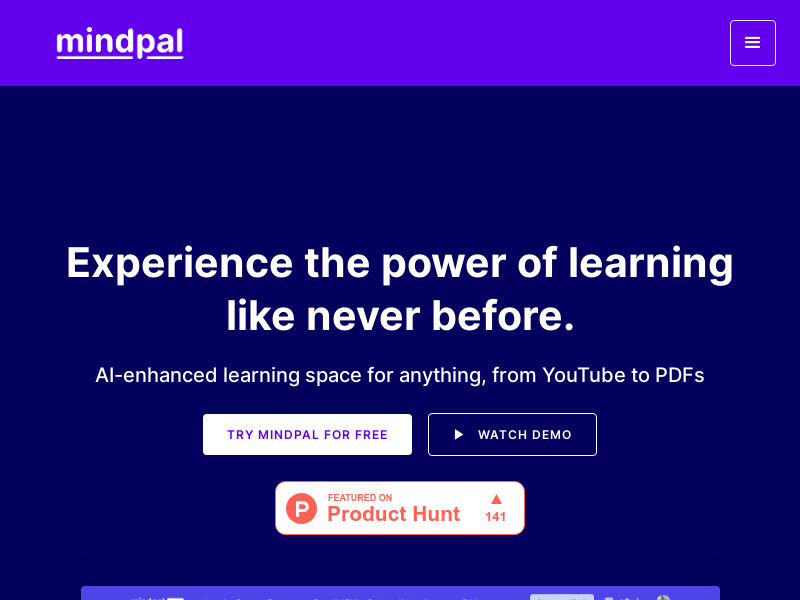 Mindpal For YouTube