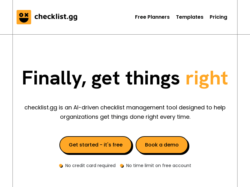Checklist.gg