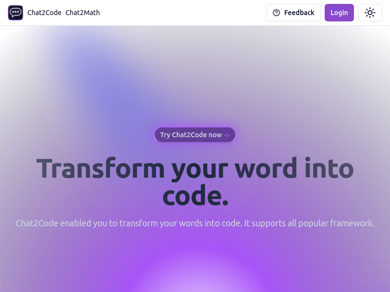Chat2code