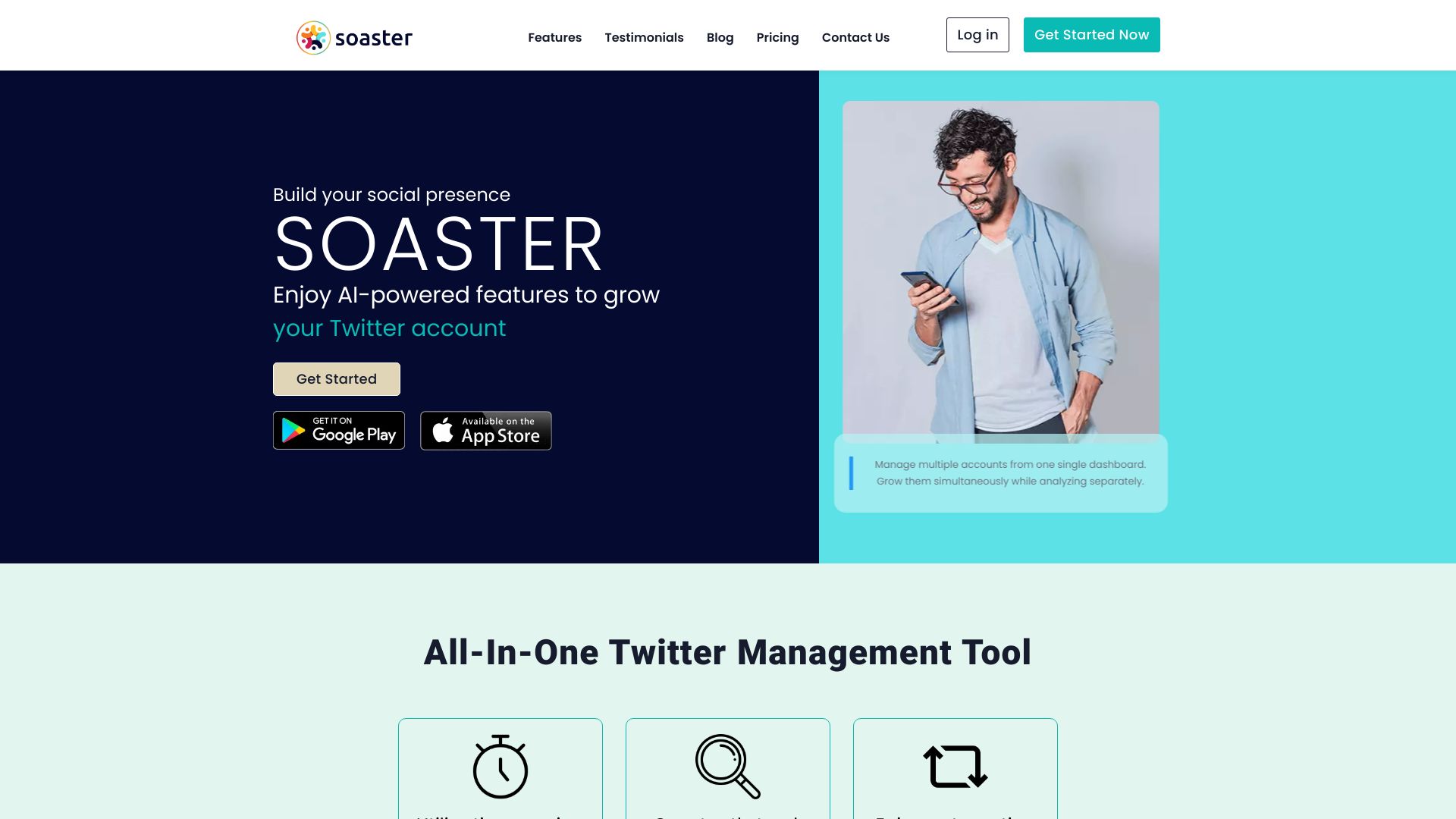 Soaster   Growth Your Twitter Account