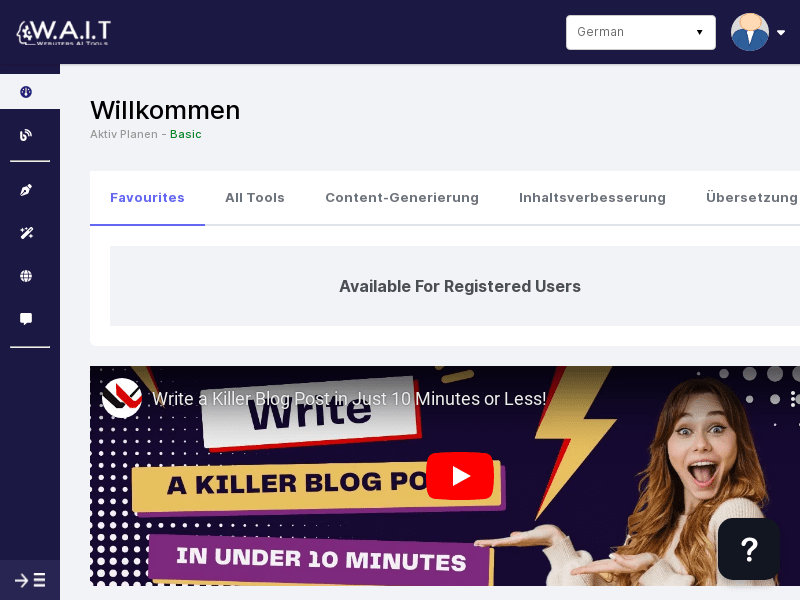 W.A.I.T (Webuters AI Tools)