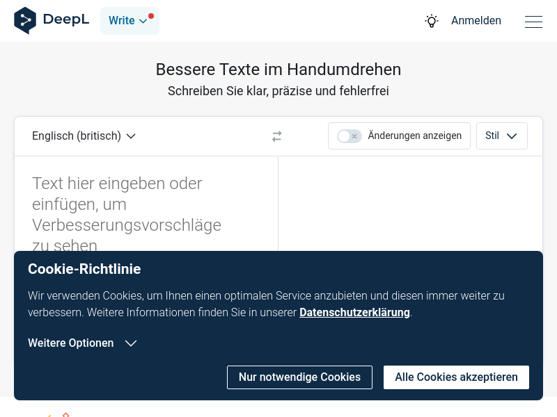 Deepl Write BETA