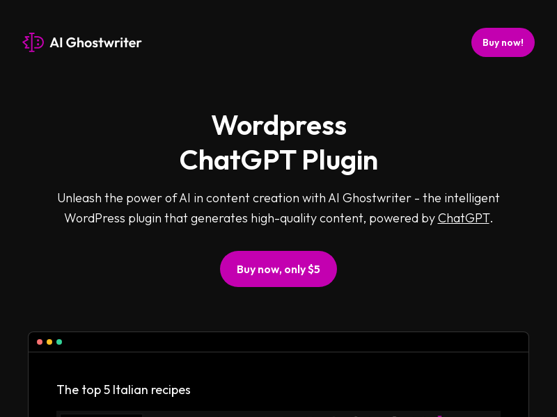 AI Ghostwriter