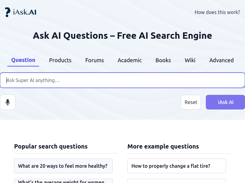 Iask Ai Generative Ai Search Engine