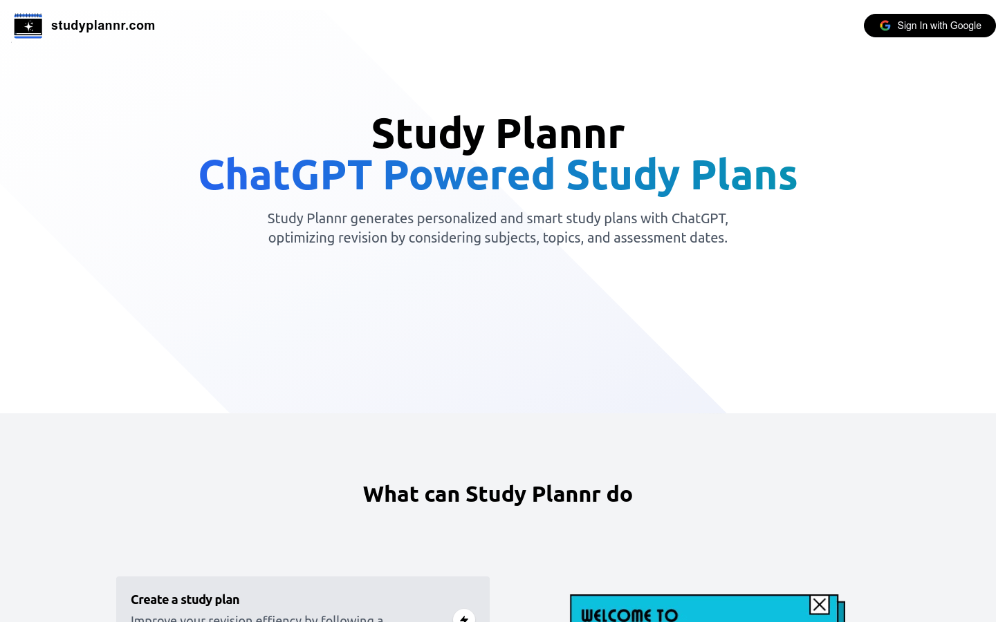 Study Plannr
