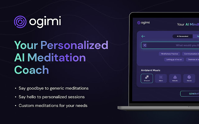 Ogimi, Your Personalized AI Meditation Coach