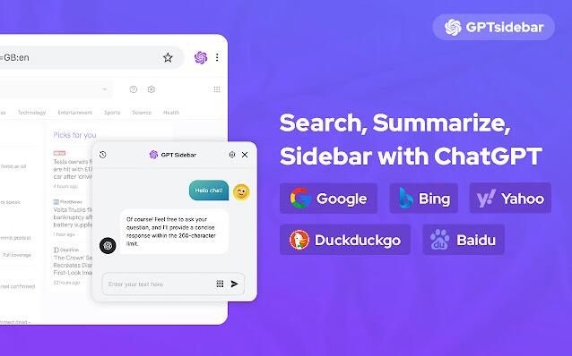 GPT Sidebar   Search With ChatGPT