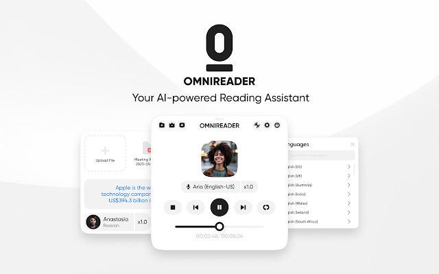Omnireader   AI Powered Free Text To Speech