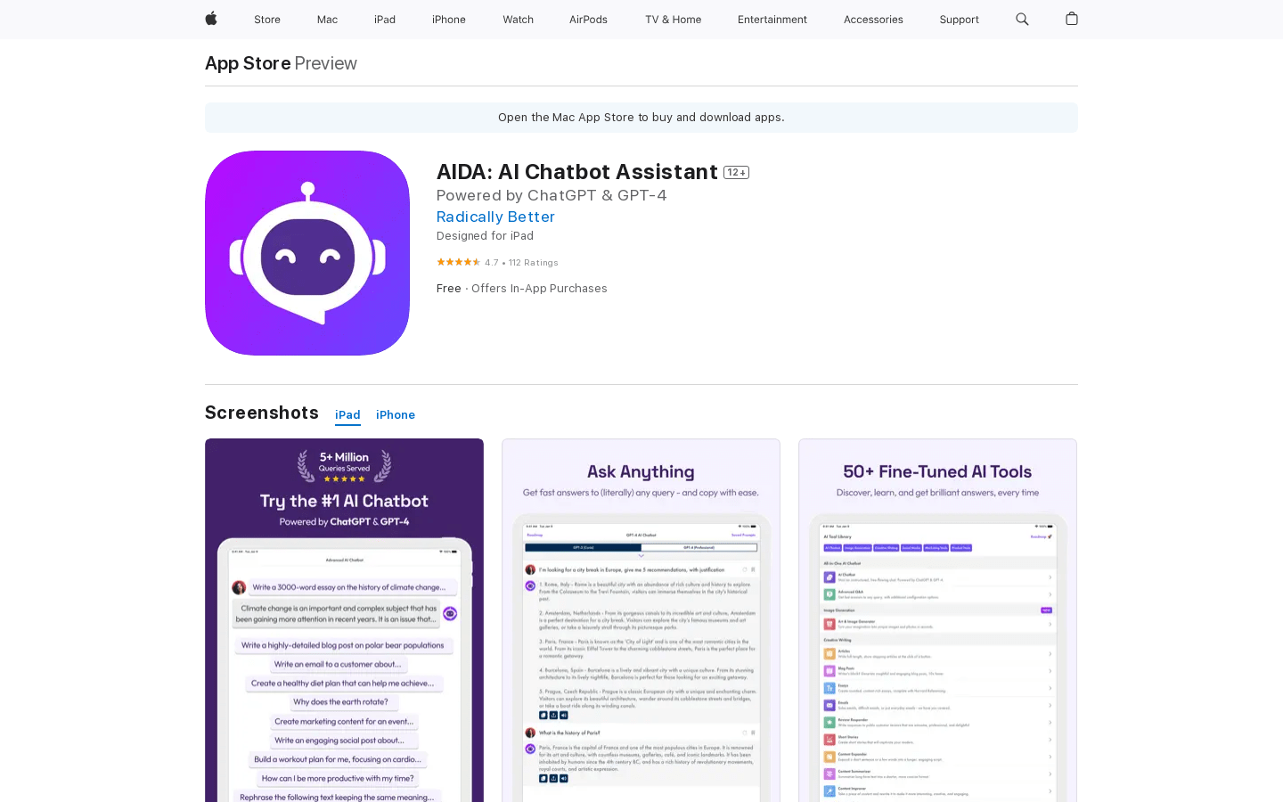 AIDA: AI Chatbot Assistant