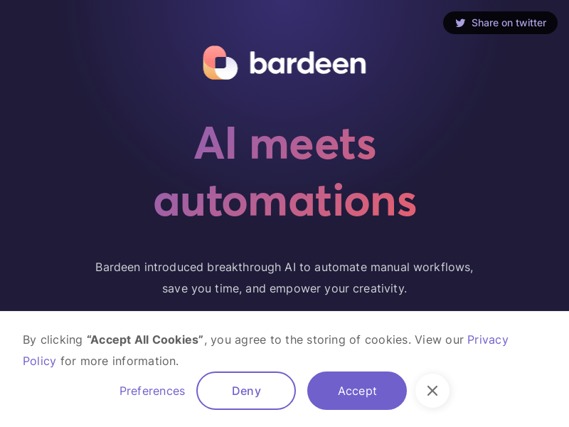 Bardeen AI