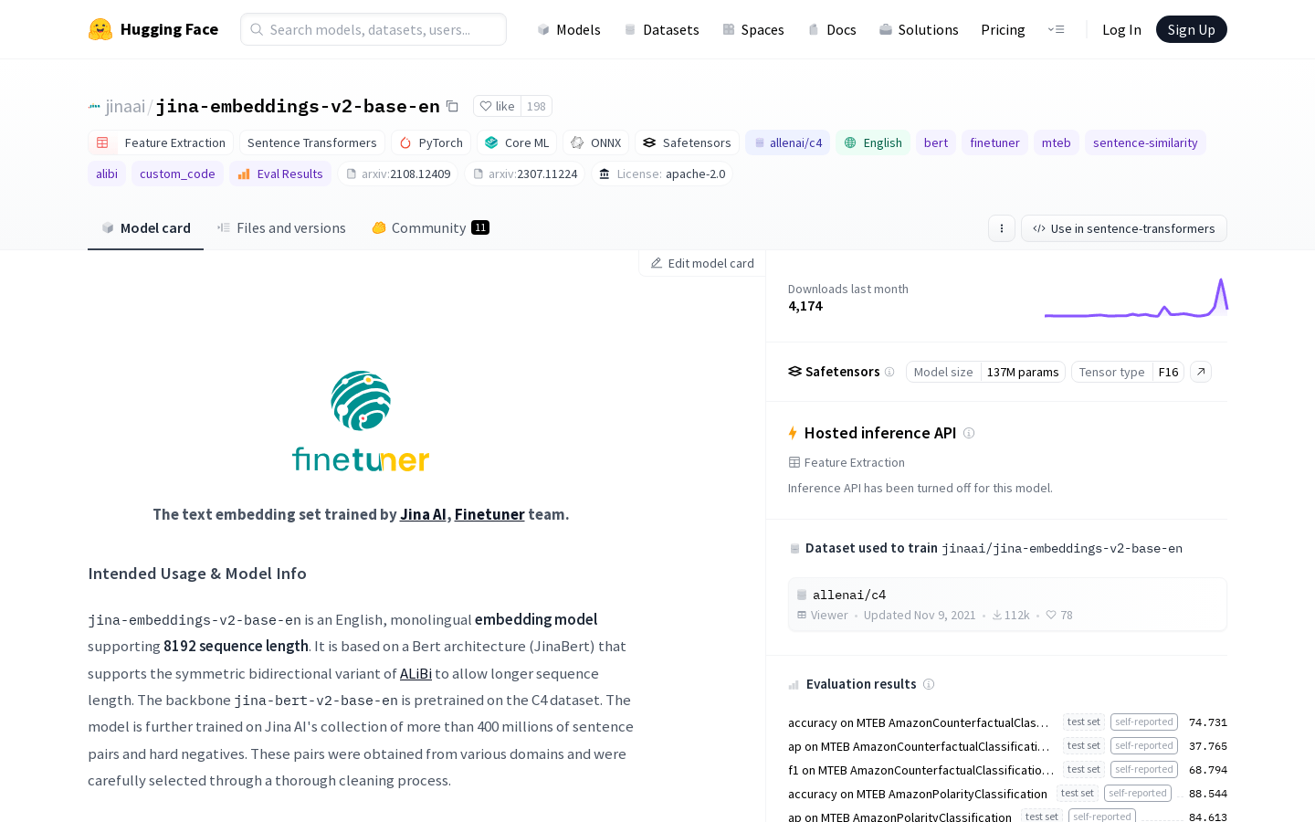 Jina Embeddings V2 Base