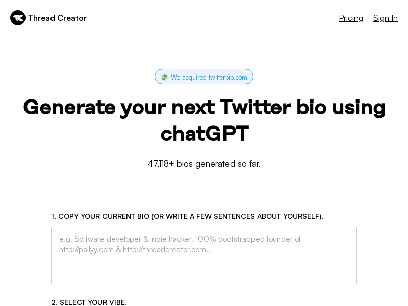 Twitterbio