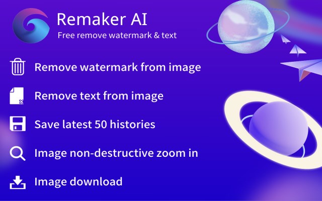Remaker AI   Free Remove Watermark & Text