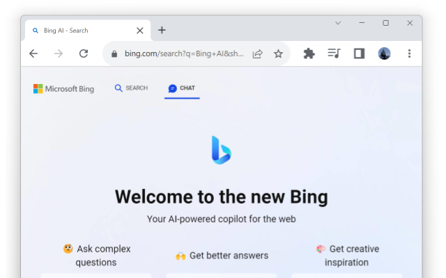 Bing AI For Chrome